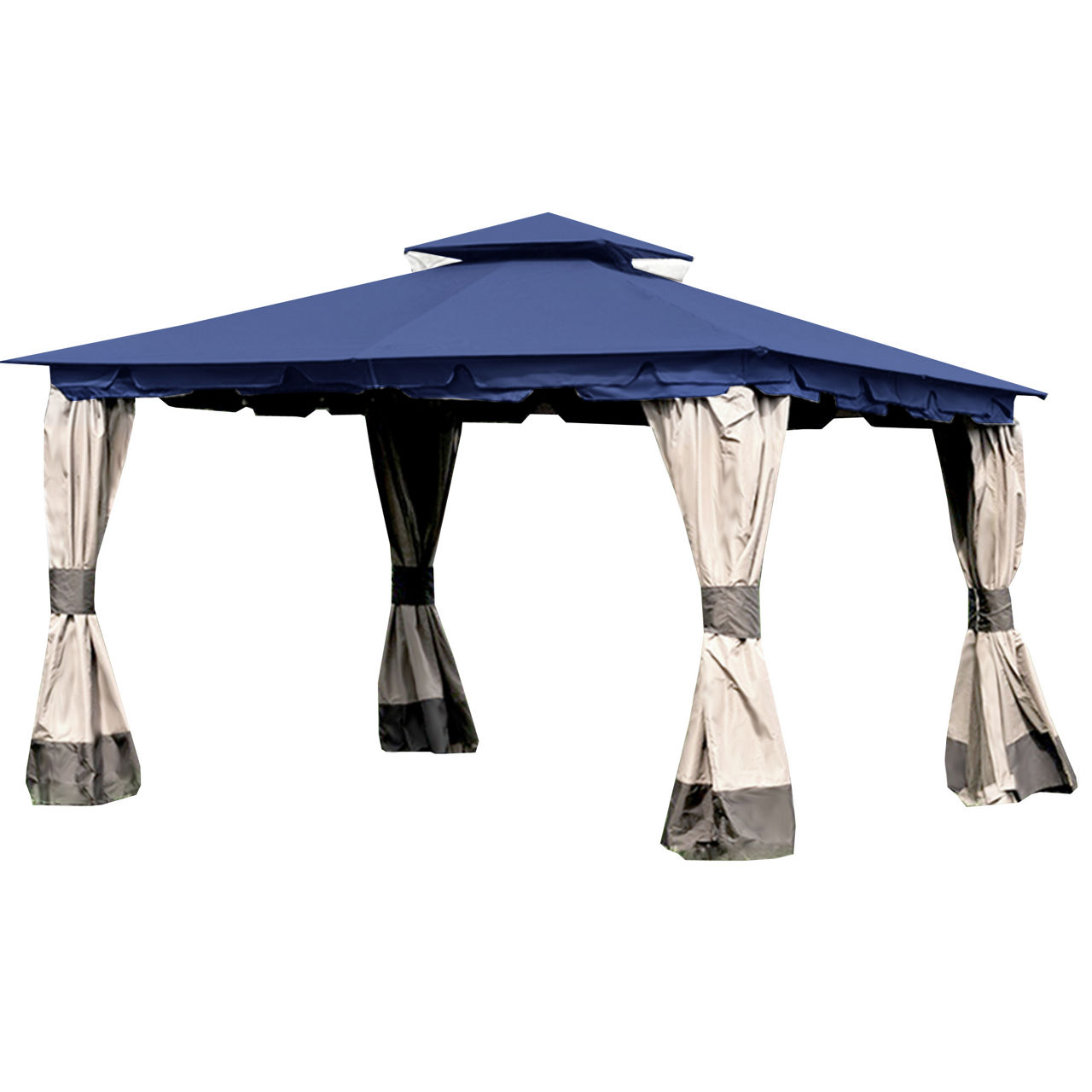 Garden Winds Monterey Gazebo Navy Replacement Riplock Canopy | Big Lots