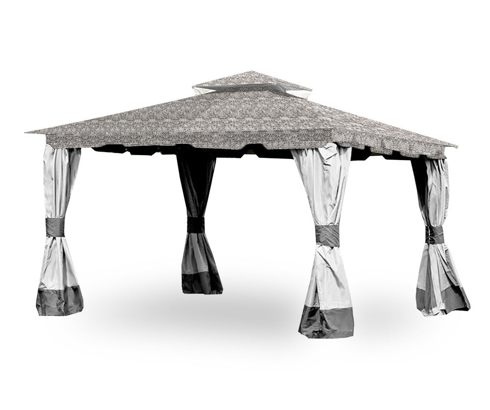 Garden Winds Monterey Gazebo Beige Damask Replacement Canopy | Big Lots