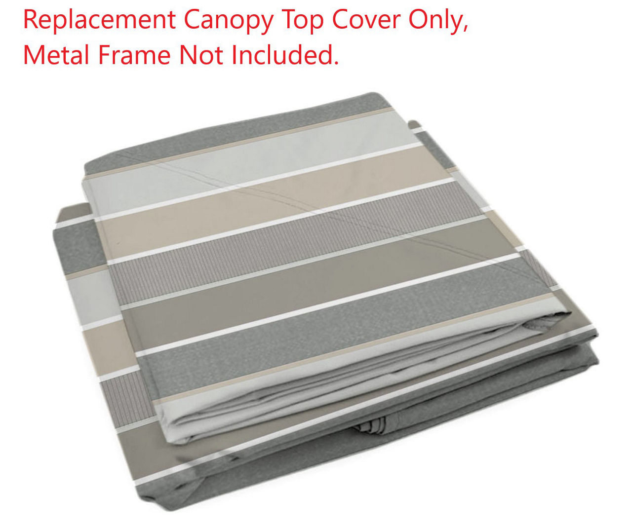 Monterey Gazebo Stone Stripe Replacement Canopy