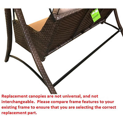 Wilson Fisher Wicker Swing Brown Replacement Canopy