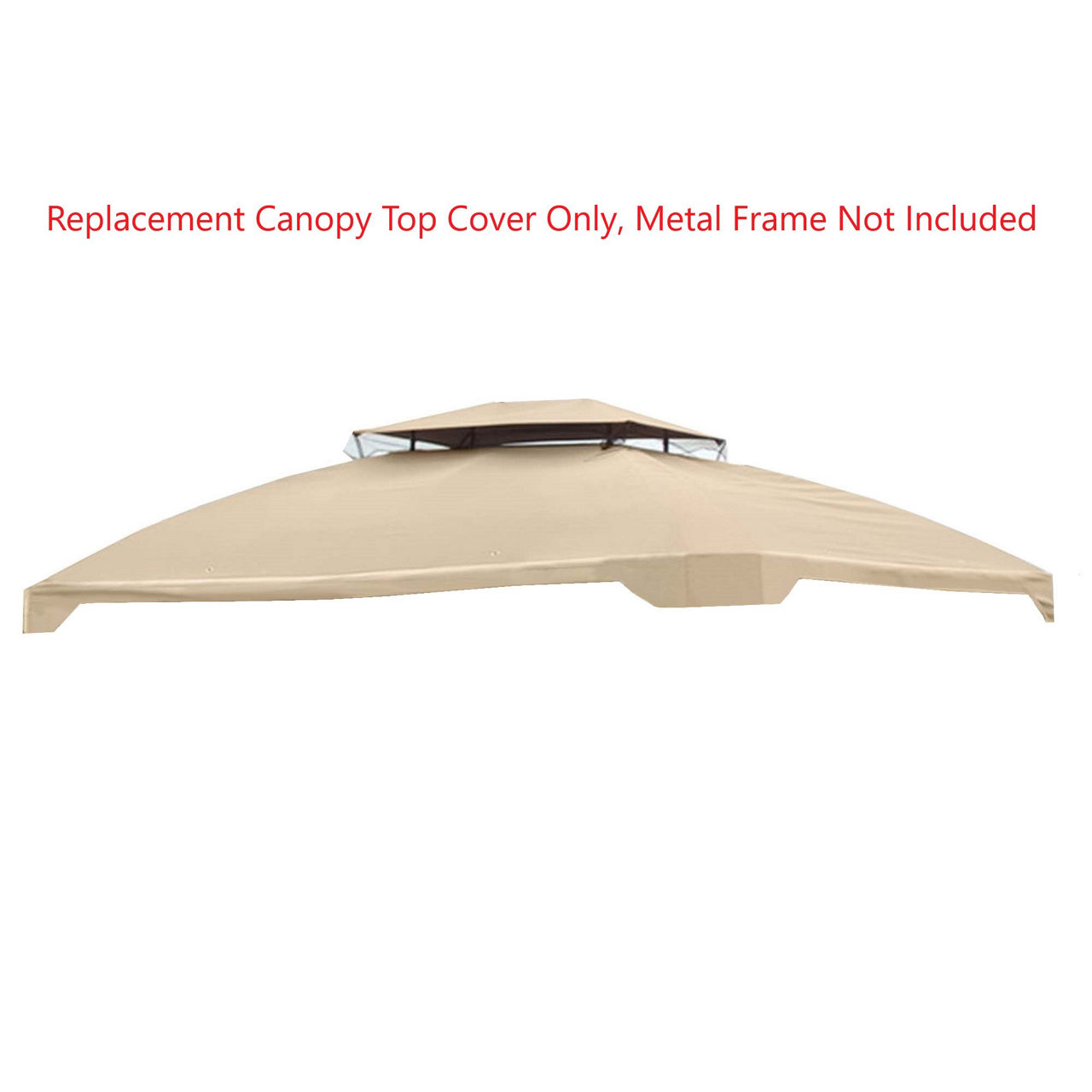 Bay Window Double Finial Gazebo Beige Replacement Riplock Canopy