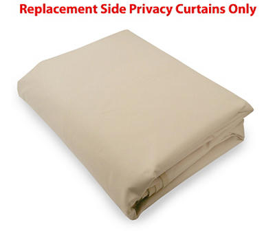 Windsor Dome Gazebo Beige Replacement Privacy Curtain Set