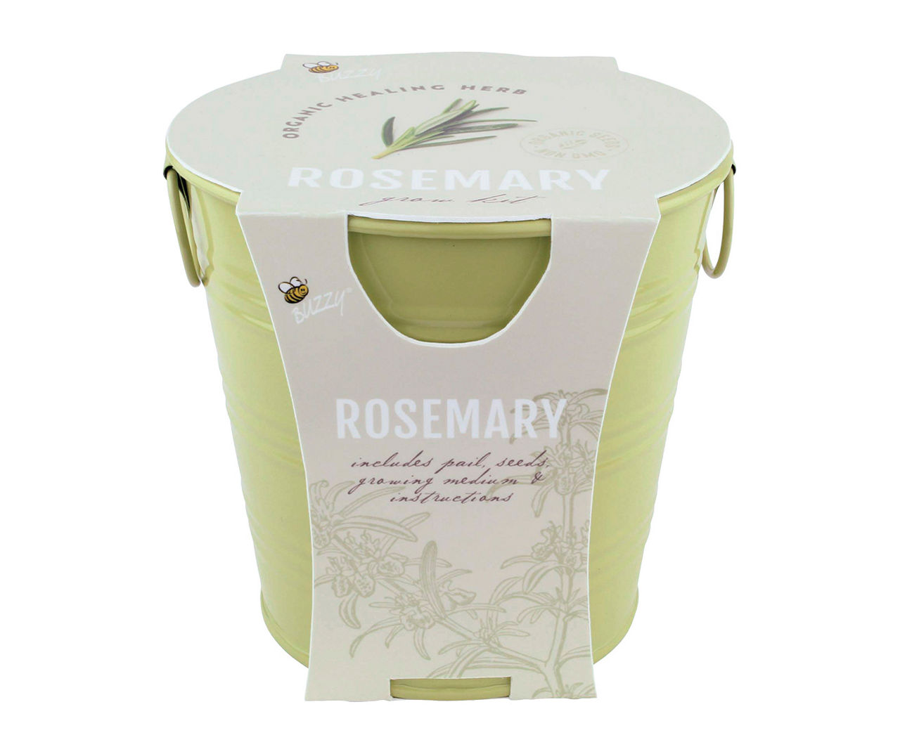 Buzzy Rosemary & Green Pail Herb Grow Kit Big Lots