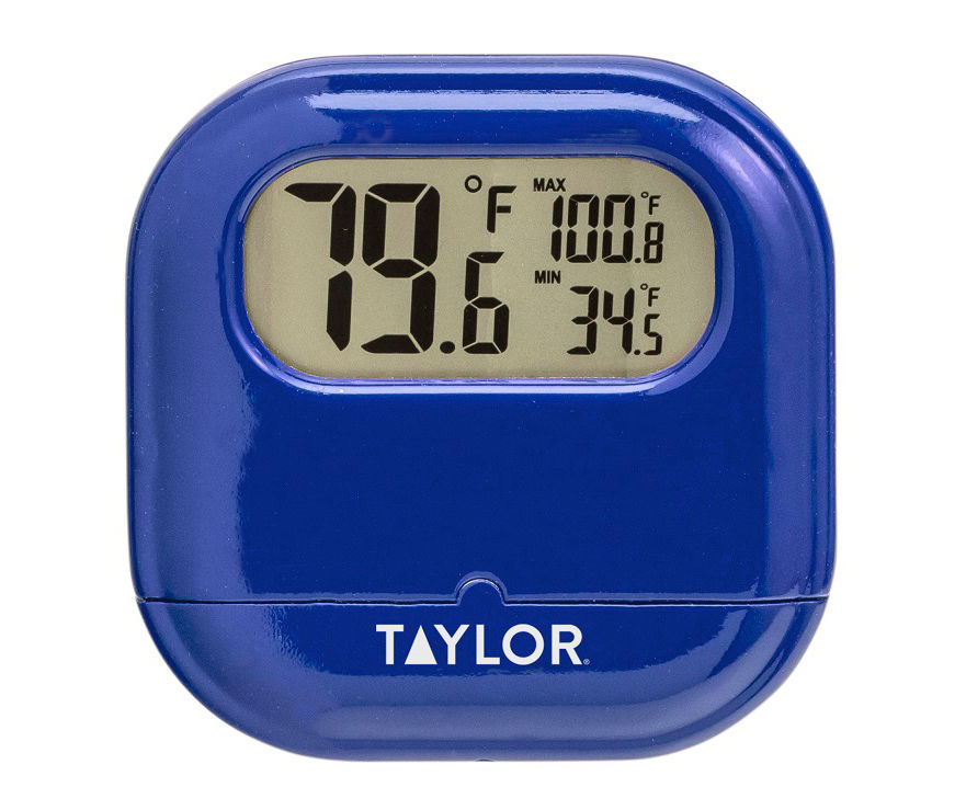 Blue Digital Indoor & Outdoor Thermometer
