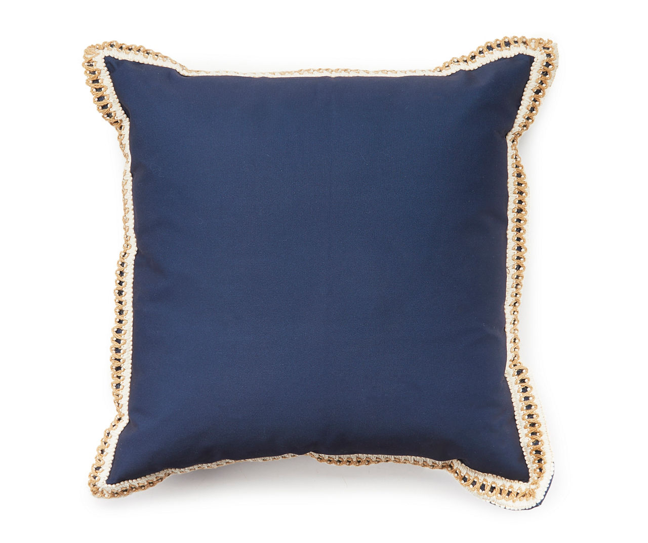 Jute trim outlet outdoor pillow