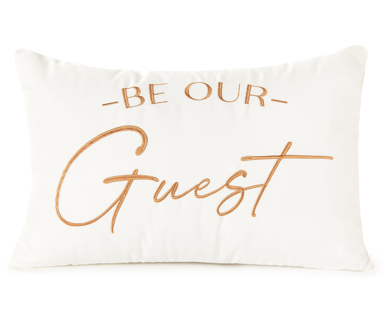 Be Our Guest Outdoor Throw Lumbar Pillow