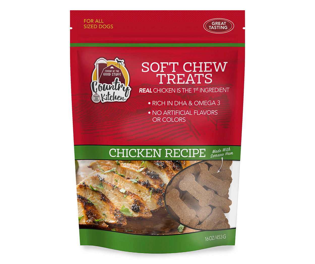 Country kitchen serrano soft chew sale dog treats