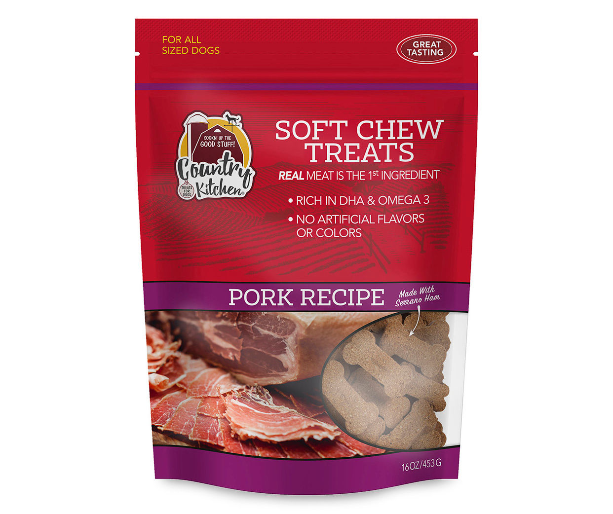 Country kitchen serrano 2025 soft chew dog treats