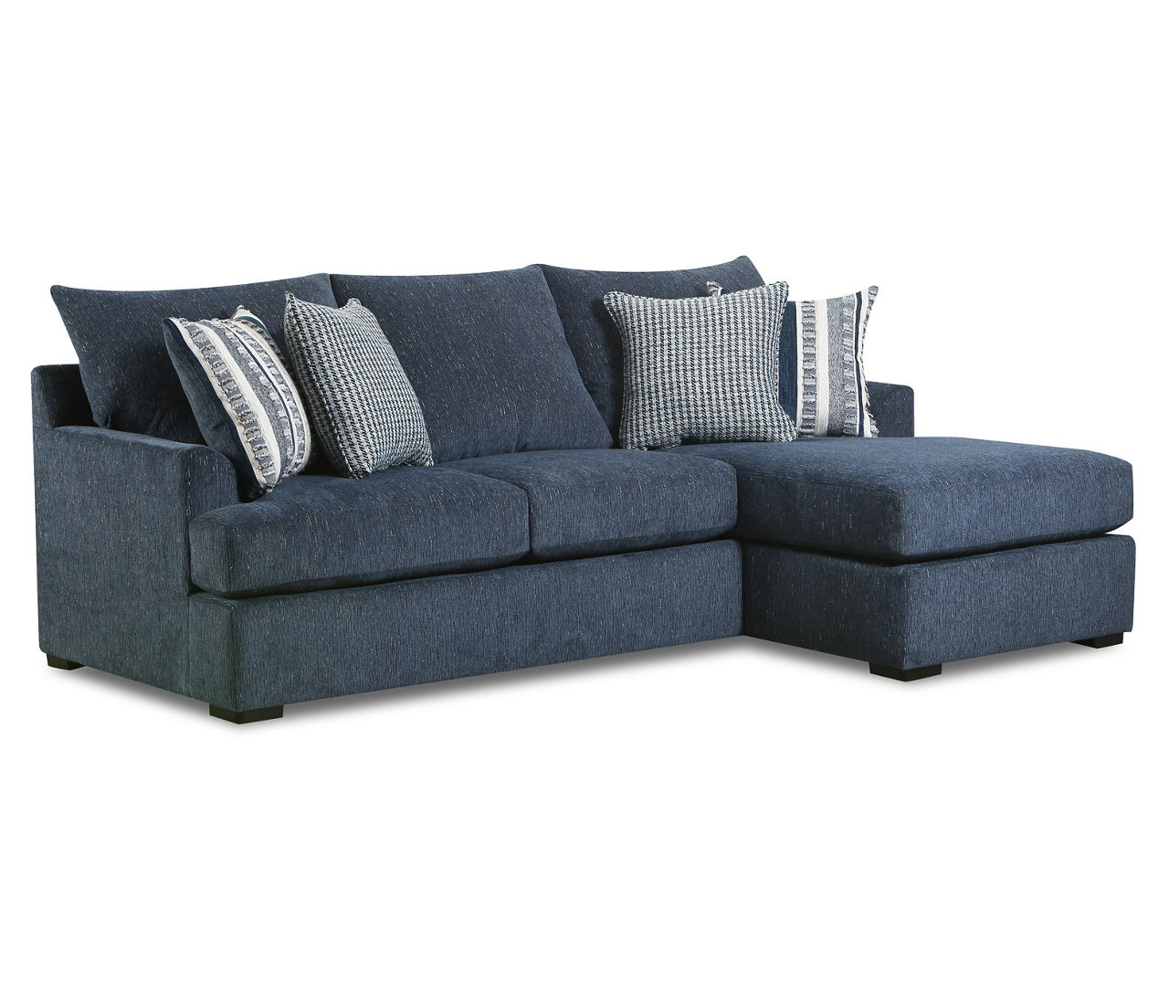 Broyhill Hartford Navy Sofa Chaise