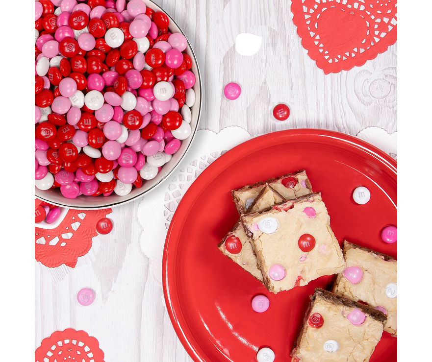 M&M’s Peanut Milk Chocolate Valentine’s Day Candy - 10 oz Bag