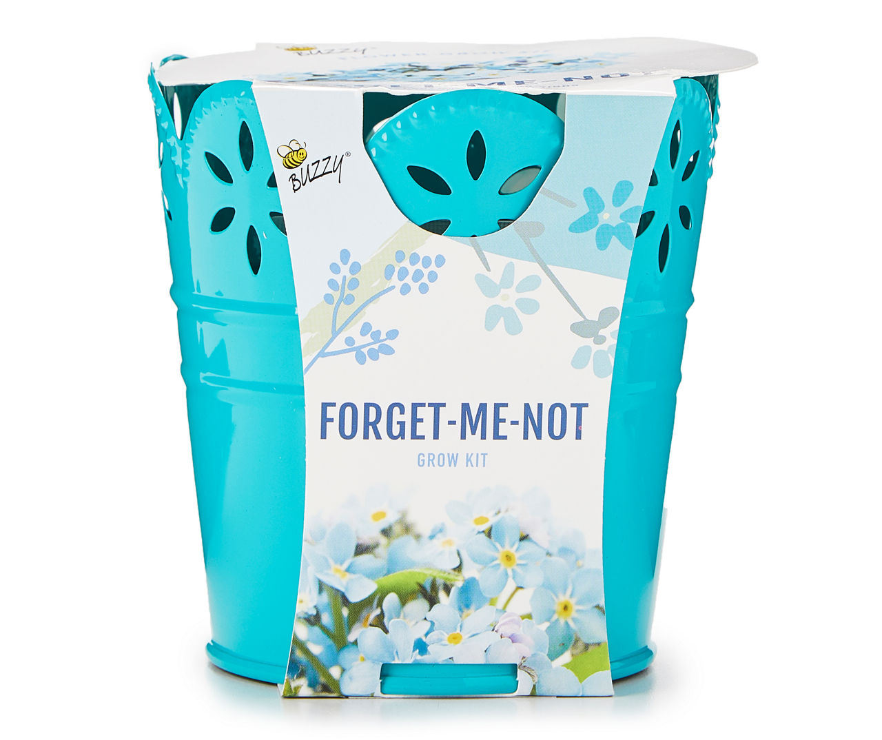 Forget-Me-Not & Teal Pail Flower Grow Kit