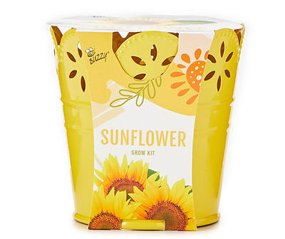 Sunflower & Yellow Pail Planter Grow Kit