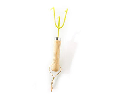 Yellow Metal Hand Cultivator