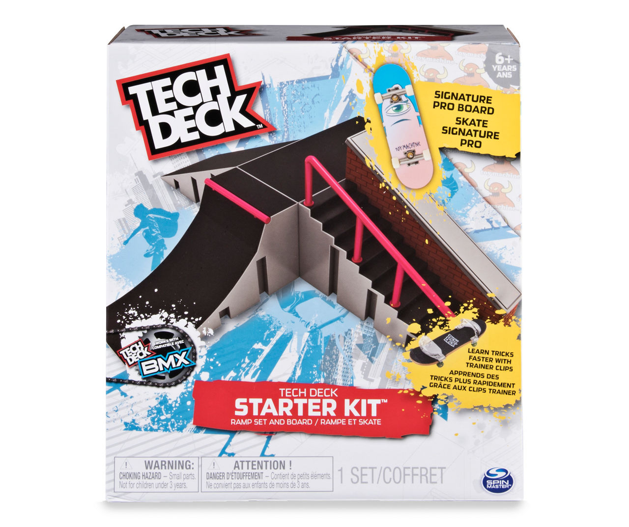 Tech Deck Starter Kit, Board & Ramp Set