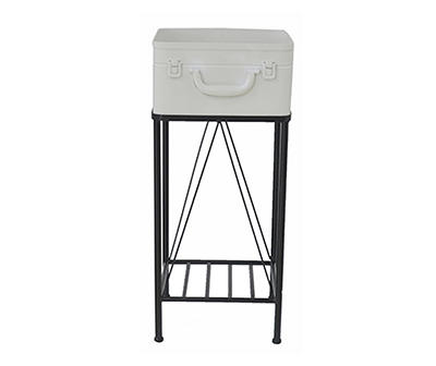 Real Living Suitcase Look Metal Plant Stand