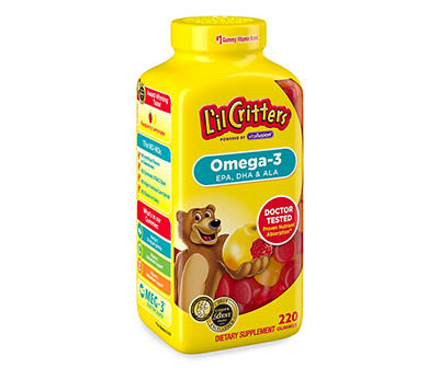 LIL CRITTERS OMEGA 3 220CT