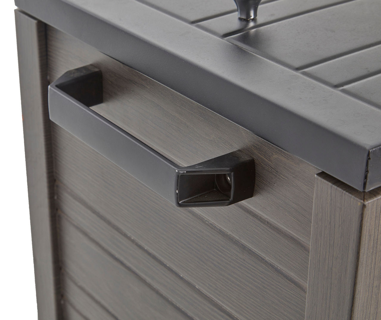 Wood Look 60-Quart Rolling Cooler
