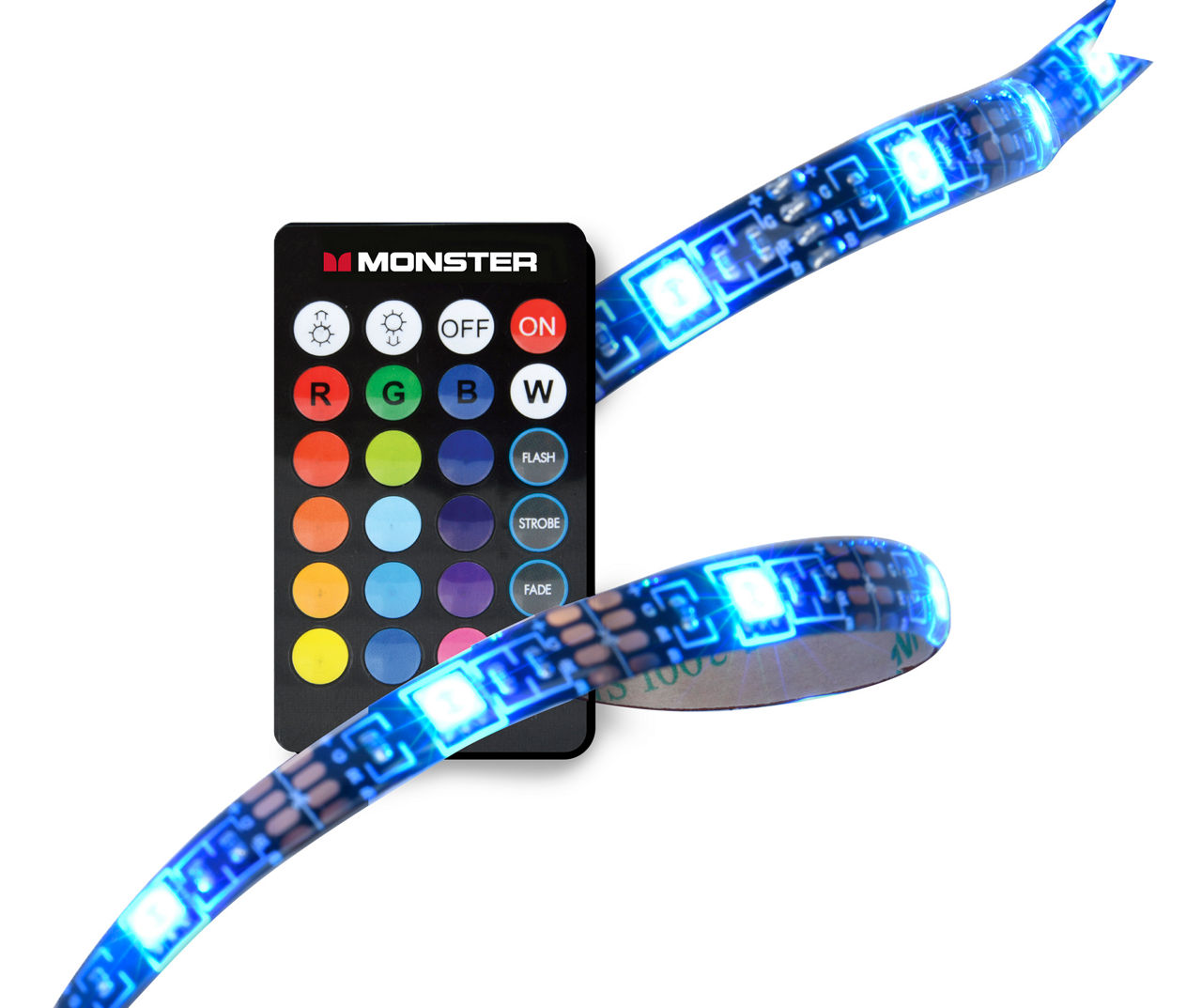 Monster LED Strip Light With Remote 6 Big Lots