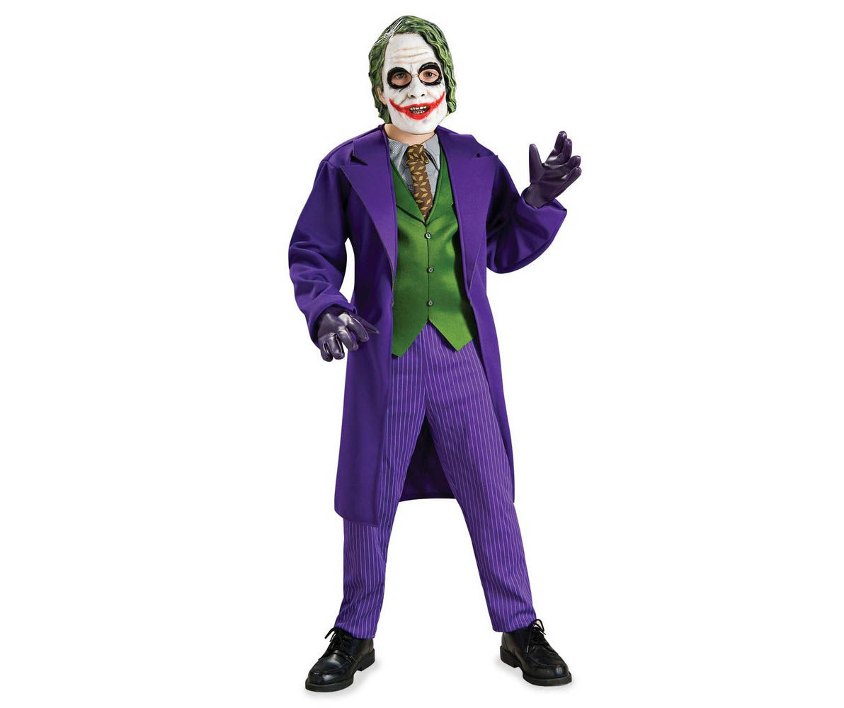 Kid's Medium Dark Knight The Joker Deluxe Costume