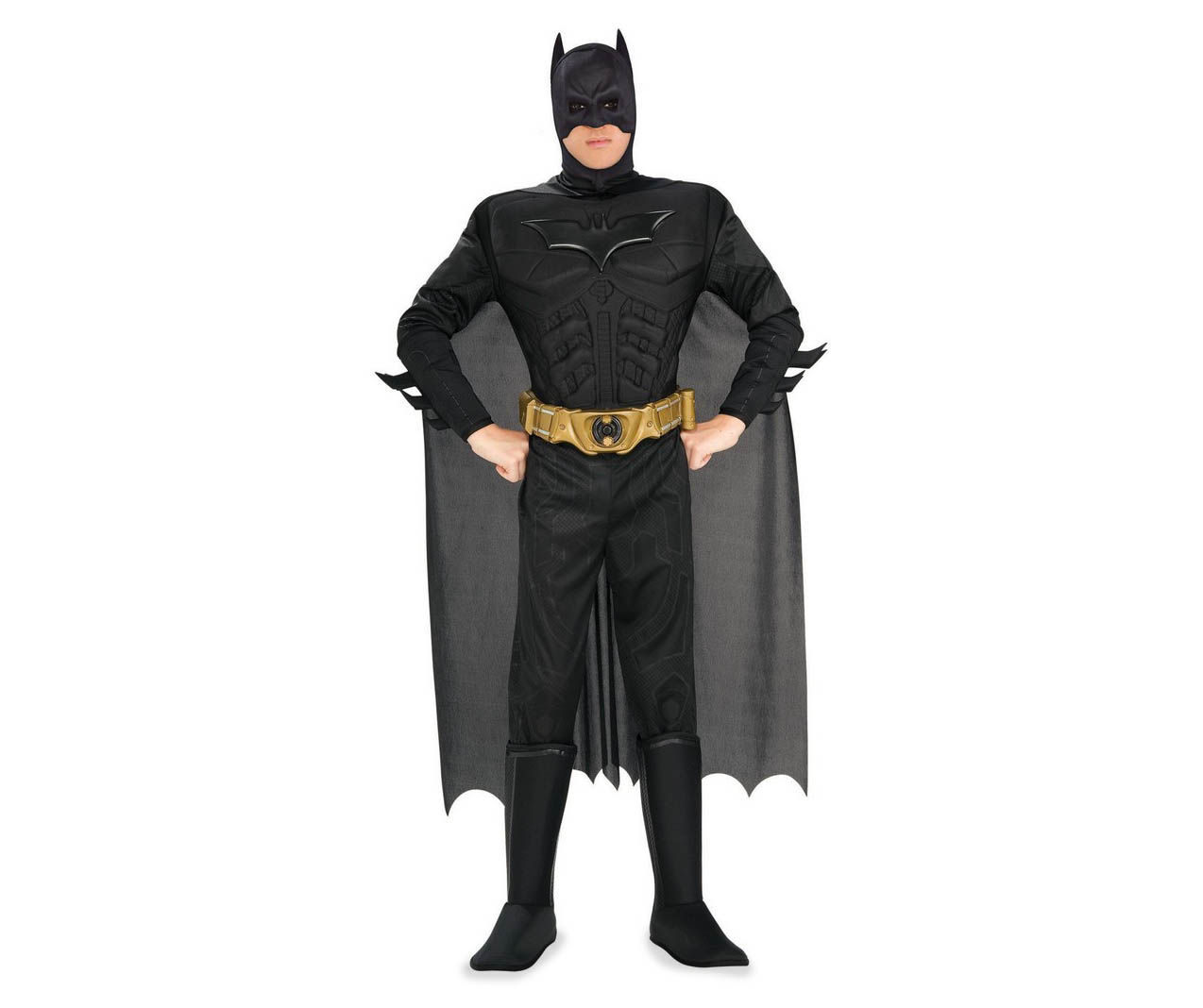 Adult Size M The Dark Knight Batman Deluxe Muscle Chest Costume
