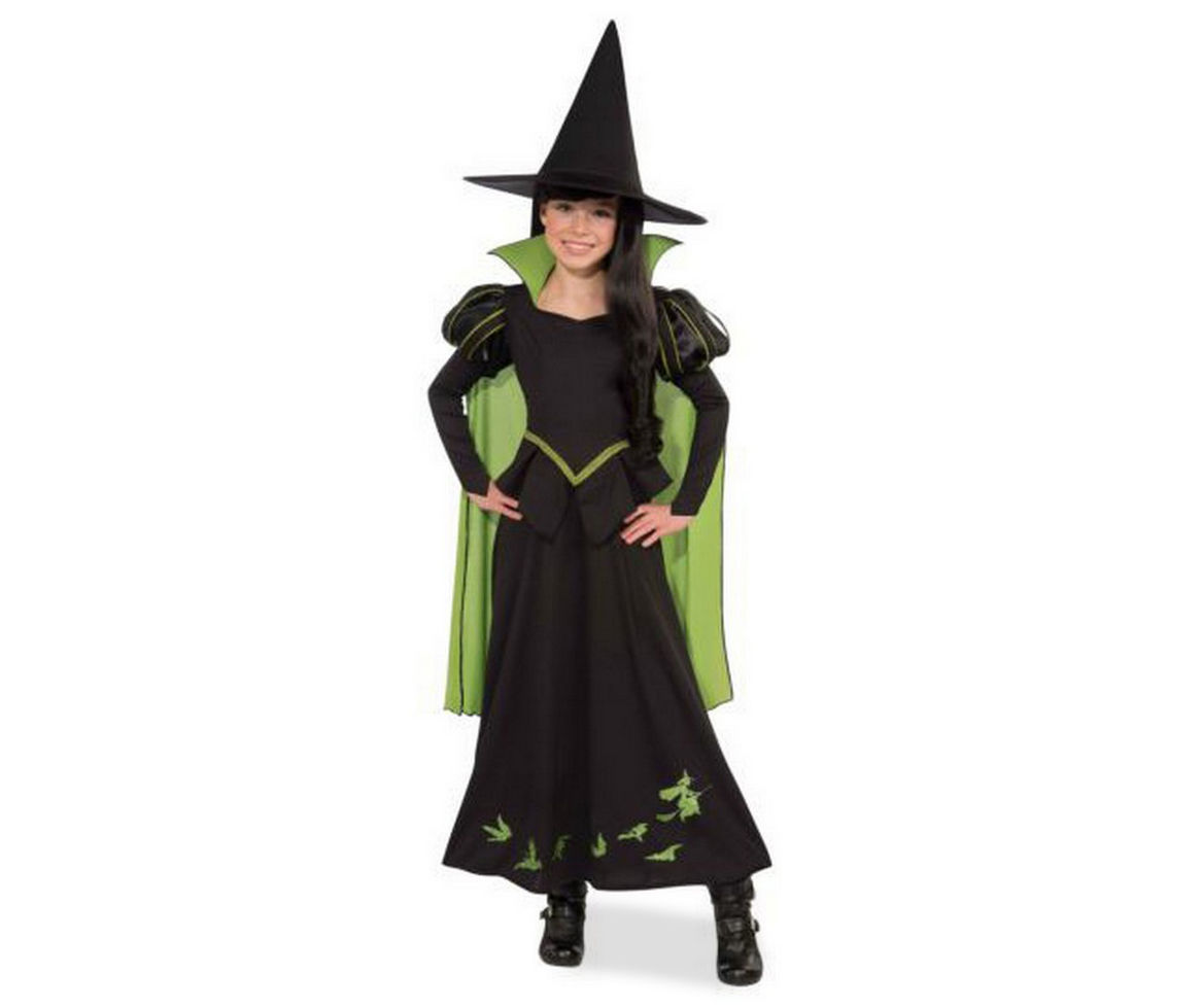 Kids Size M Wizard Of Oz Wicked Witch Of The West Costume