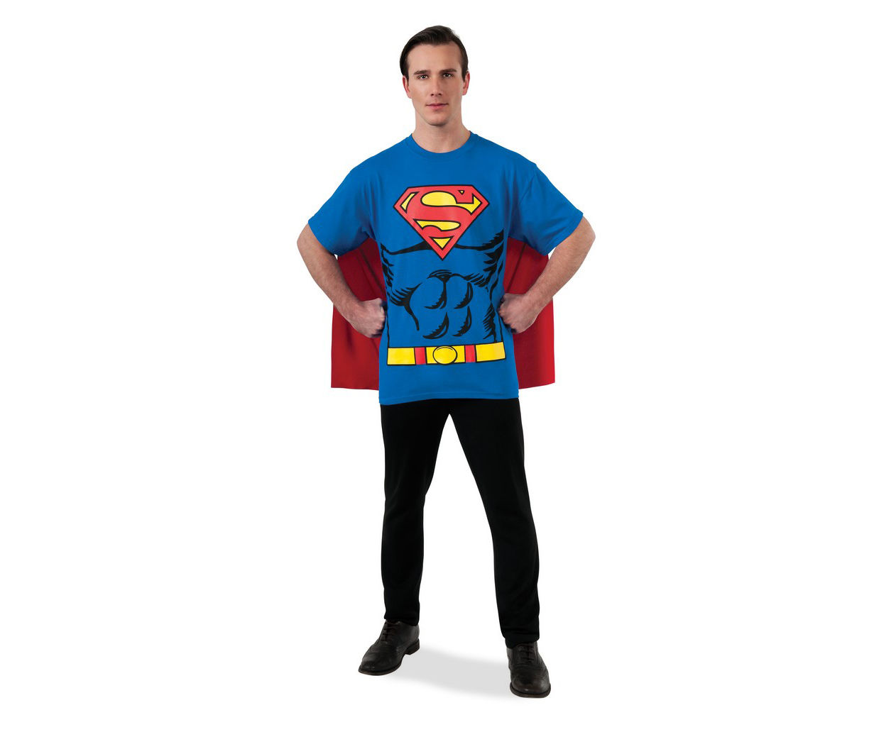 Adult Size X-Large Superman T-Shirt Costume Kit