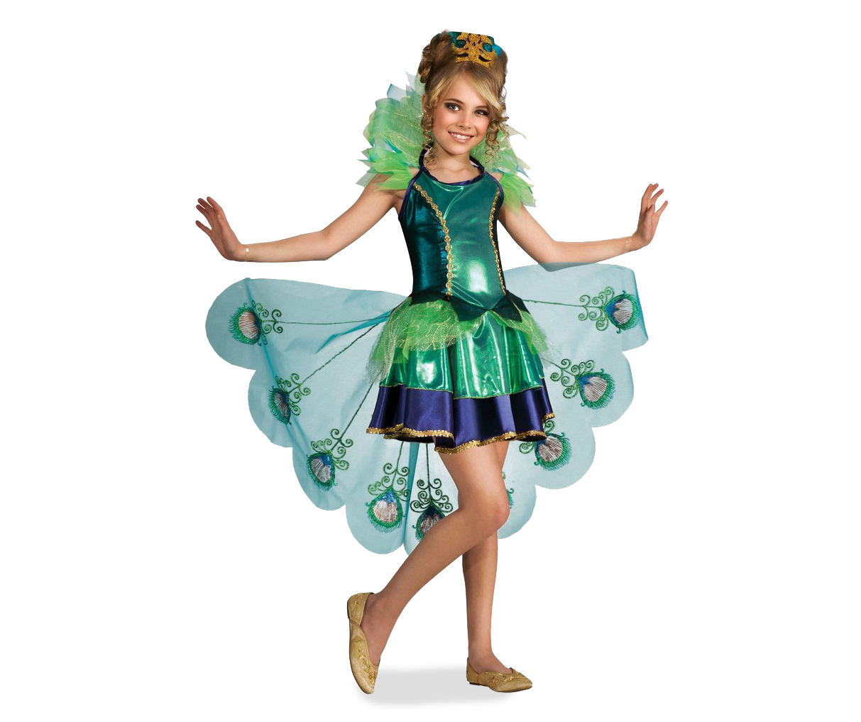 Kids Size S Peacock Costume
