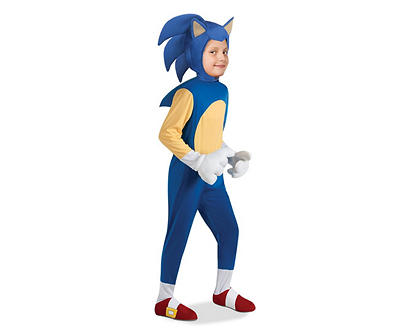 Kids Size M Deluxe Sonic The Hedgehog Costume
