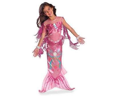 Kids Size M Pink Mermaid Costume