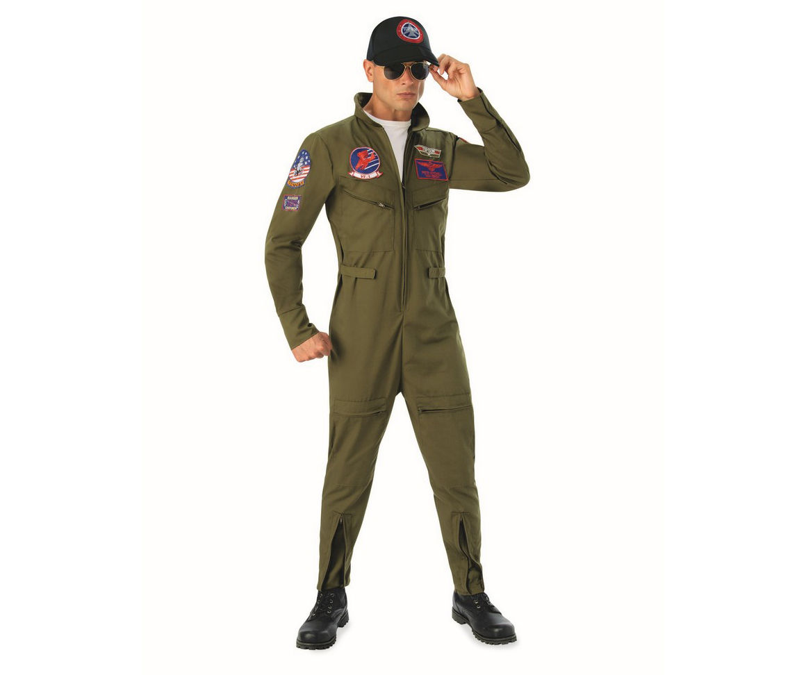 Adult Top Gun Jumpsuit Costume