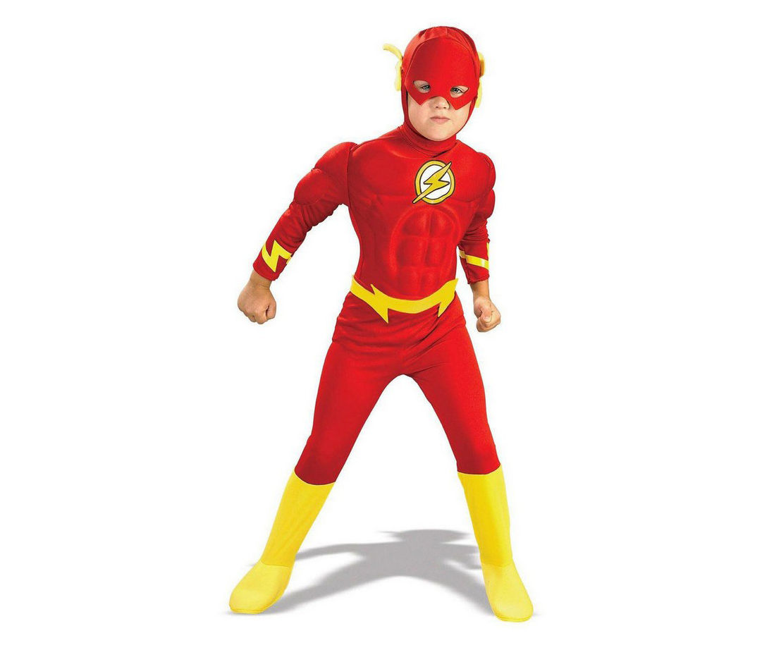 Kids Size X-Large Deluxe Muscle Chest The Flash Costume