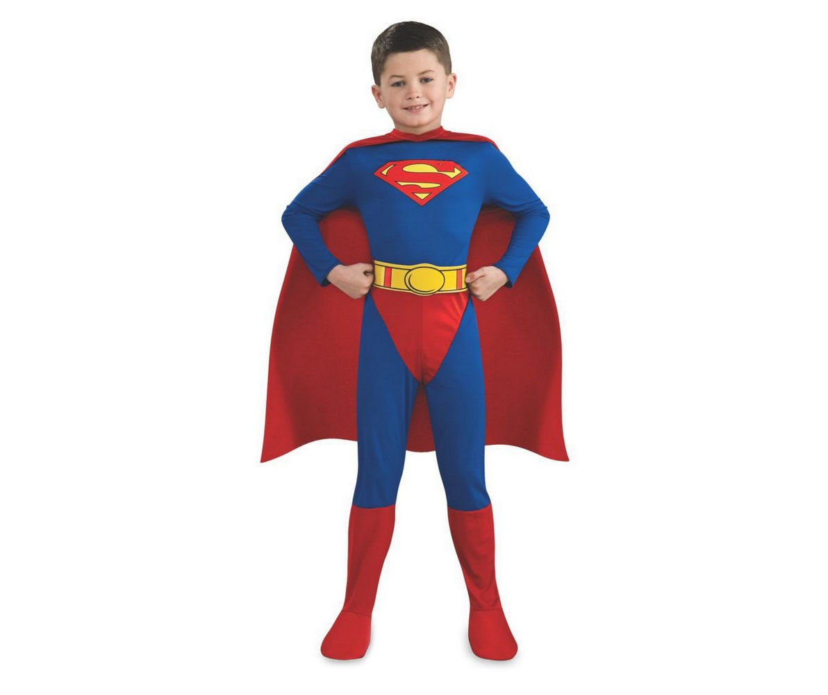 Kids Size S Classic Superman Costume