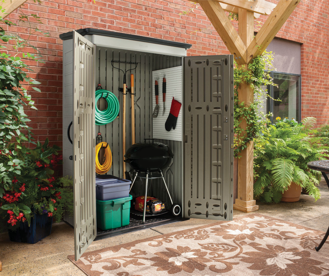 Rubbermaid shed what you get and could do with 