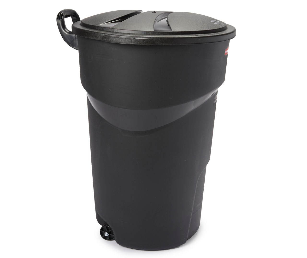 Rubbermaid Roughneck 32 Gal. Easy Out Wheeled Trash Can in Black with Lid  2012264 - The Home Depot