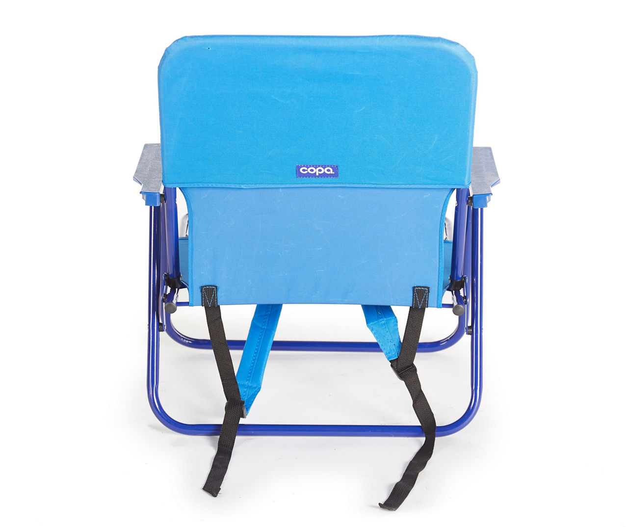 Blue Folding Backpack Beach Chair