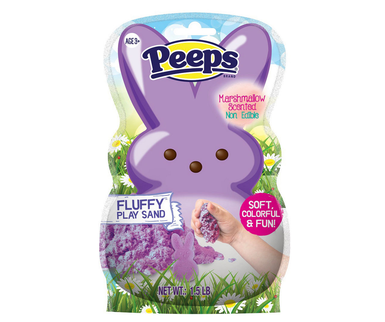 Pelican Figurine Peeps Purple Bunny Marshmallow Scented Fluffy Play ...