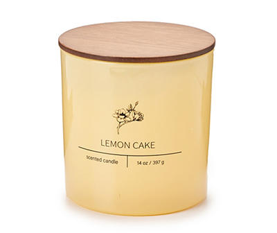Lemon Cake Yellow Jar Candle, 14 oz.