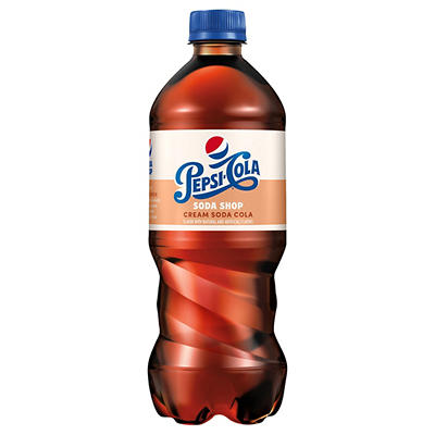 Pepsi-Cola Soda Shop Cream Soda Cola 20 fl oz