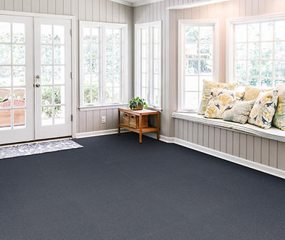 Foss 24 X Ocean Blue Indoor Outdoor Carpet Tiles 15 Pack Big Lots