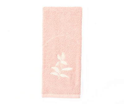Rani Cameo Rose Botanical Embroidered Hand Towel