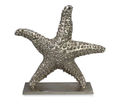 Silver Starfish Metal Tabletop Decor