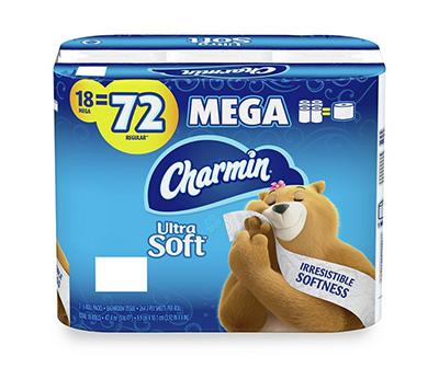 Charmin Ultra Soft Toilet Paper 18 Mega Roll, 264 sheets per roll