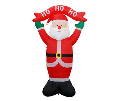 8' Inflatable LED Santa Claus & 