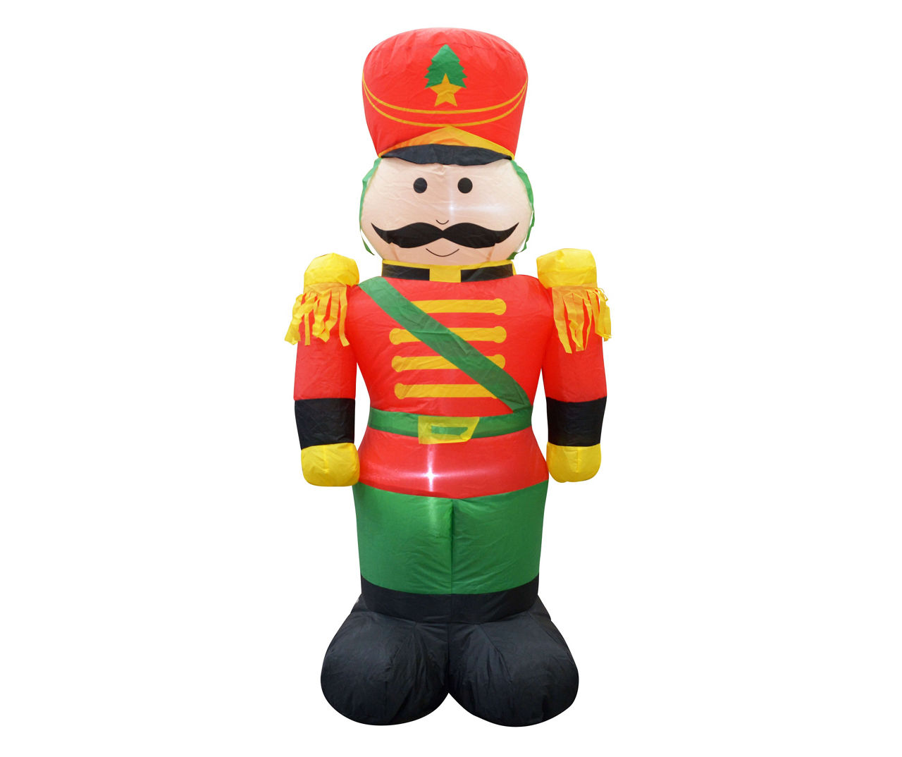 Jeco 4' Inflatable LED Red & Green Nutcracker Big Lots