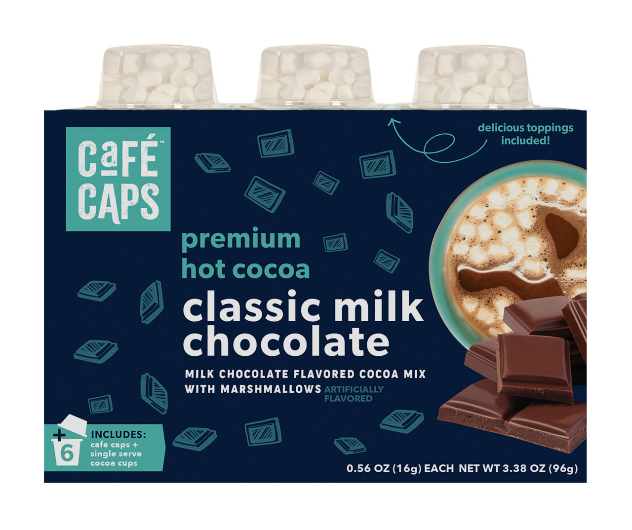 Chic New Way to Drink Coffee - Topperfino Chocolate Discs 