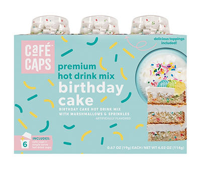 Birthday Cake Hot Cocoa Mix, 6-Pack