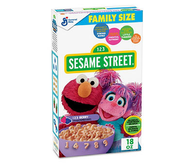 1 2 3 Berry Family Size Cereal, 18 Oz.