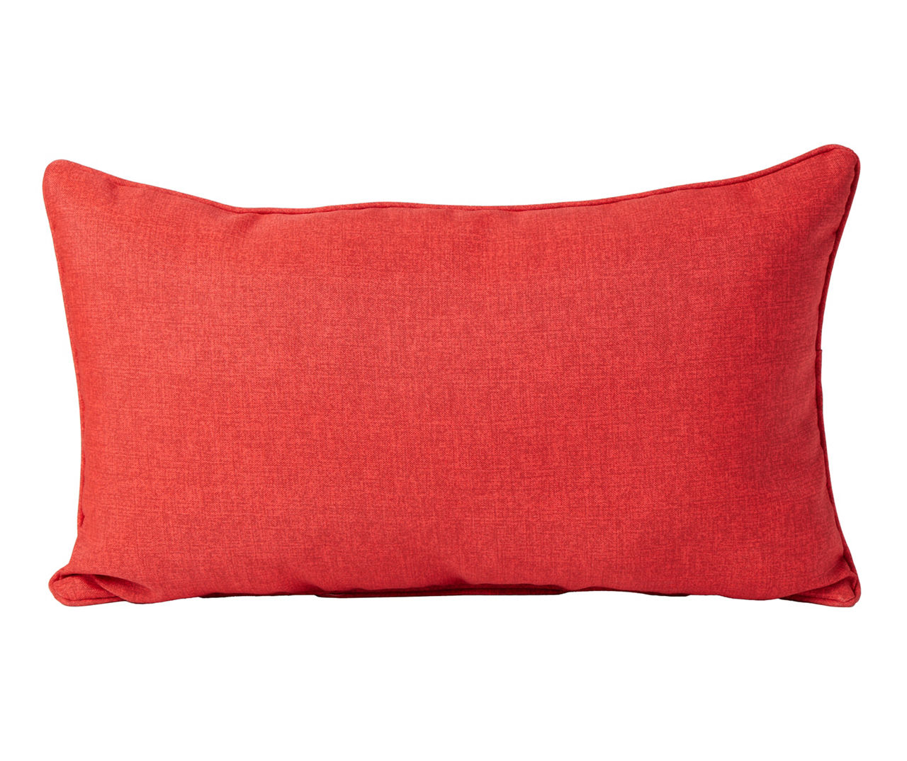 Solid Red Lumbar Throw Pillow | Big Lots