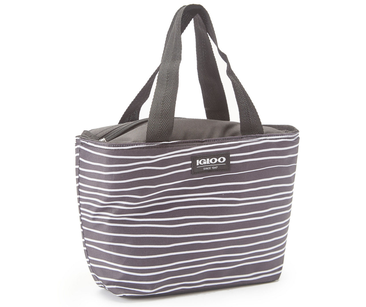 Save on Igloo Mini Essential Tote Cooler Bag Black & White Stripes Order  Online Delivery