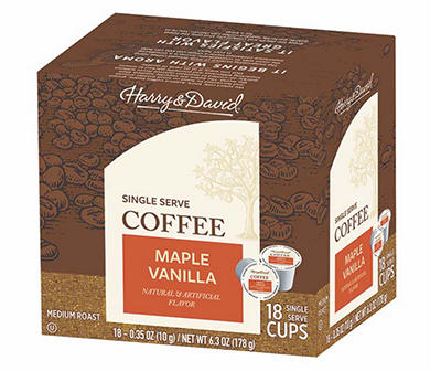 Maple Vanilla 18-Pack Single Serve Brew Cups